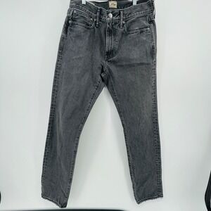 J Crew 484 Slim Tapered Leg Jeans Charcoal Black Wash W31 L30